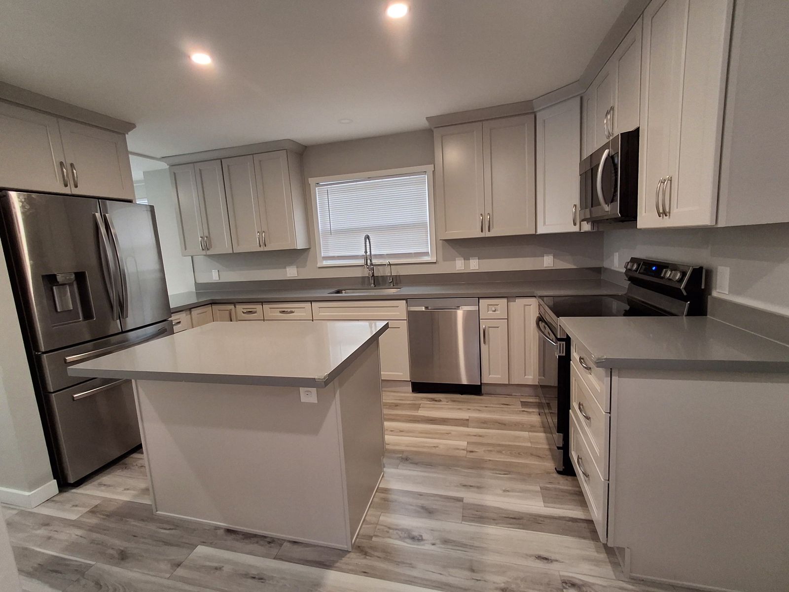 JCR Construction — full gut kitchen remodel with island, Everett WA