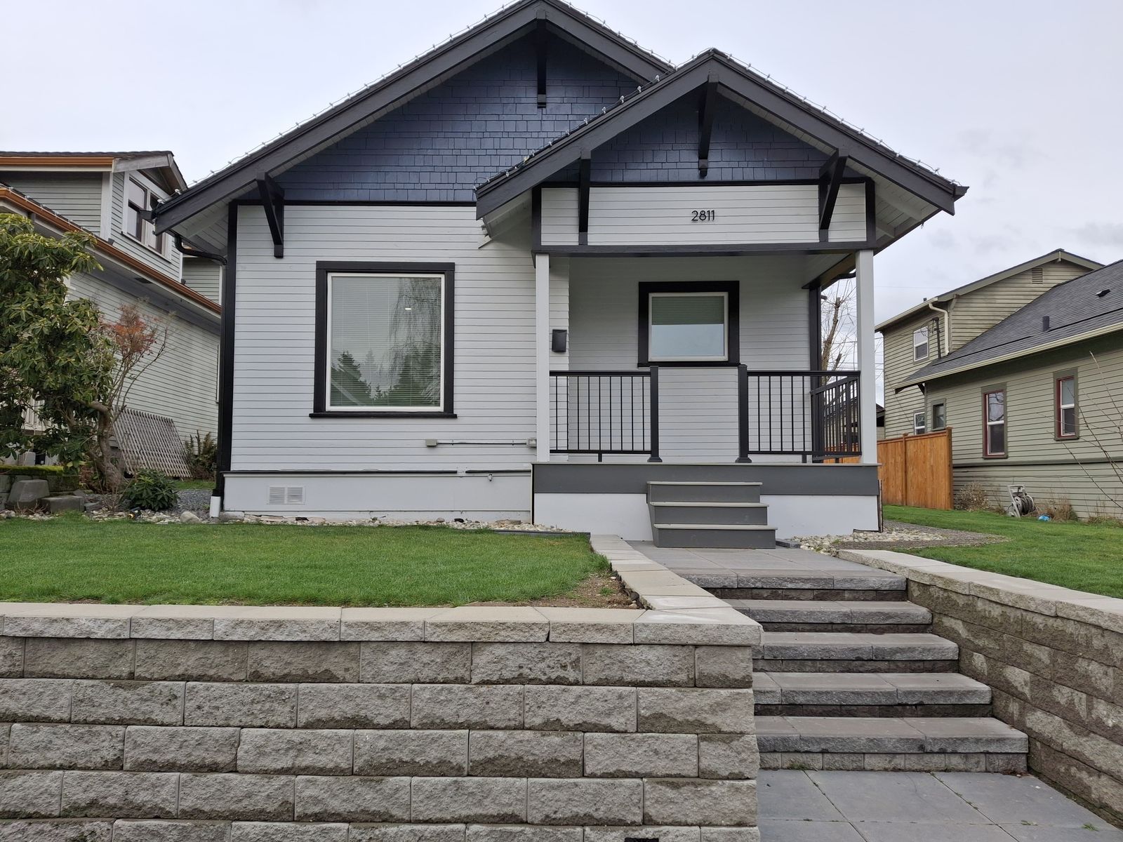 JCR Construction — finished craftsman exterior remodel, Everett WA